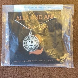 NWT Alex and Ani Silver Numerology Necklace - #2